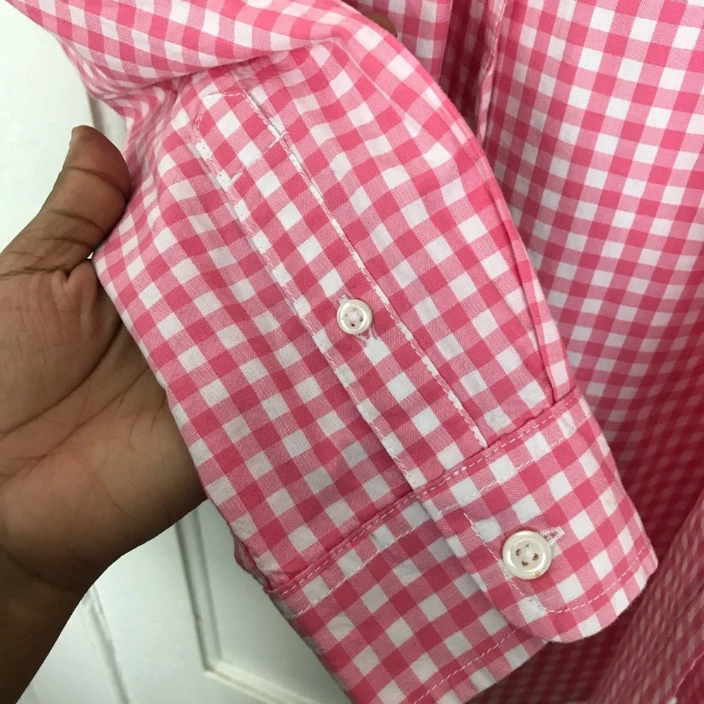 the children’s place : size : Girl’s 14 : barbiecore button up plaid flannel